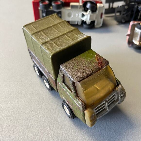 Matchbox Mixed Lot Utility Trucks City Corp Military - Picture 2 of 12